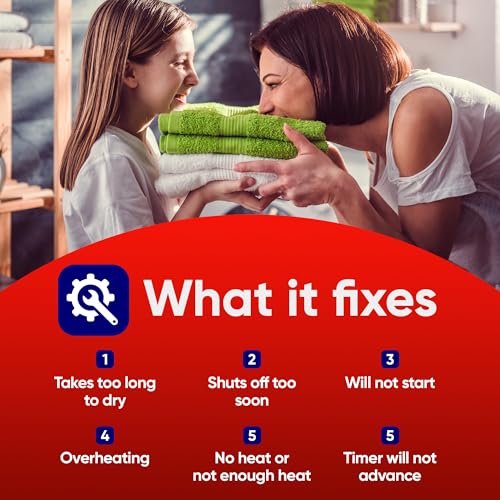 Dryer Repair Kit 3387134 3392519 3977393 3977767 - Image 6