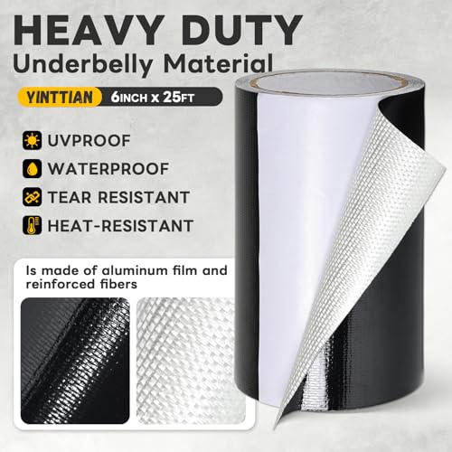 6 Inch RV Underbelly Tape, Heavy Duty Waterproof Heat-Resistant - Image 3
