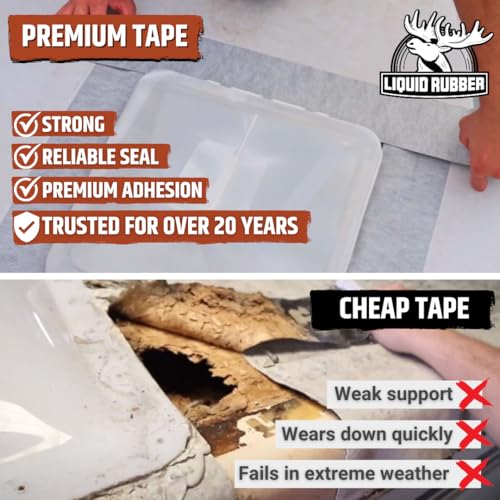 Liquid Rubber Waterproof Seam Tape, Multi-Surface Butyl Tape - Image 4