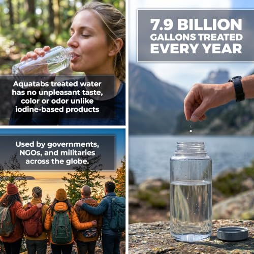 Aquatabs 49mg Water Purification Tablets (30 Pack). Water - Image 4