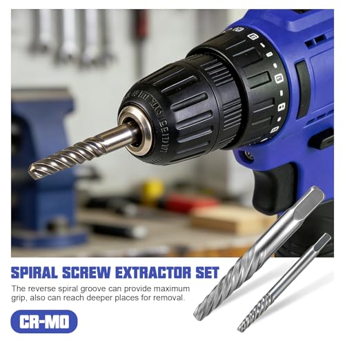 26 Pcs Damaged Screw & Bolt Extractor Set, Stripped Bolt - Image 6
