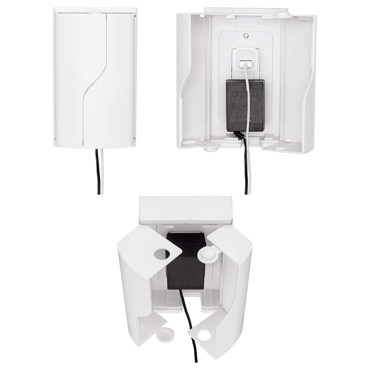 Safety Innovations Twin Door Baby Safety Outlet Cover Box - Image 1