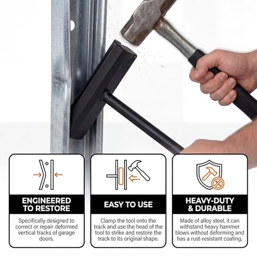 Garage Door Track Repair Tool, Contoured Anvil | Home Repair - Image 7