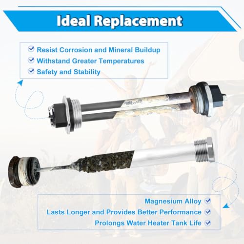 RV Water Heater Element, Anod Rod & Flush Wand Kit | Hand Tools - Image 5