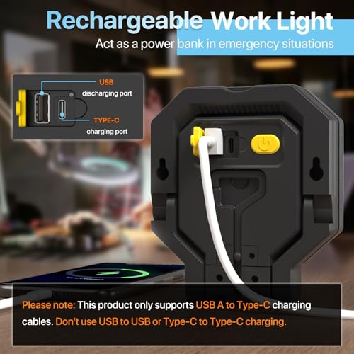 HYPERLITE Rechargeable Work Light 2pack 40W 4000Lumens - Image 5