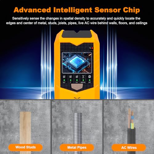 Stud Finder Wall Scanner, 5 in 1 Stud Detector with Smart - Image 3