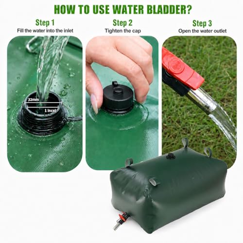 30 Gallon Water Storage Bladder, Premium Tear-Proof & - Image 6