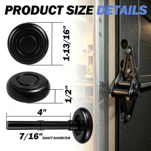 10-Pack 4" Stem Quiet Garage Door Rollers,Sealed 6200ZZ Nylon - Image 3