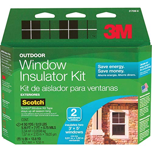 3M Clear Outdoor Window Film Insulator Kit 62 in. W x 84 in. L - Image 3