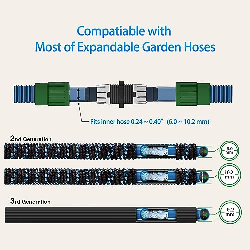 3 Sets Expandable Garden Hose Repair Kit with User Manual - Image 6