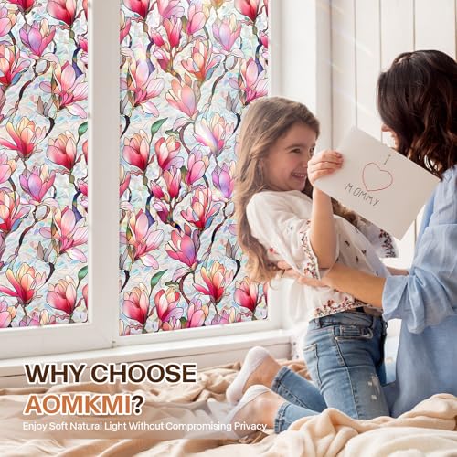Pink Window Film, Privacy Protection Static Clings - Image 3