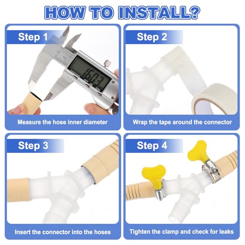 PATIKIL 13Ft Air Conditioner Drain Hose Kit Universal AC Drain - Image 6