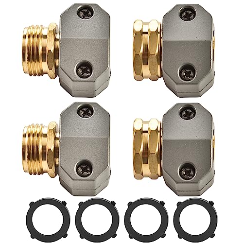 Garden Hose Repair Connector Fitting, Brass Mender Female | Hand Tools - Image 2