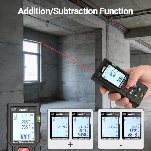 atolla Laser Measuring Tool, LCD Laser Distance Meter - Image 4