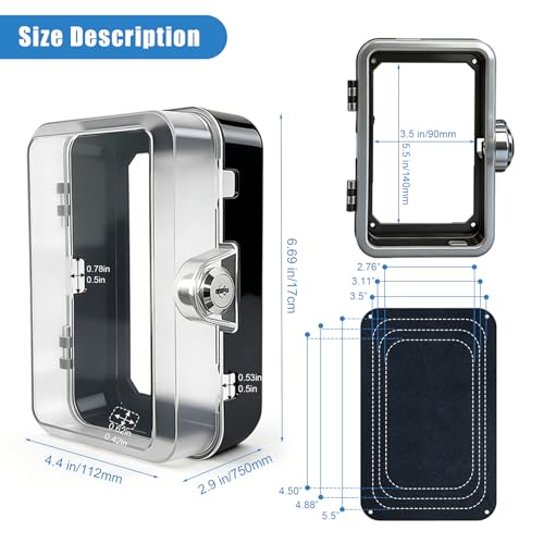 Outlet Cover, Baby Proofing, Shatterproof Safety Lock Box | Hand Tools - Image 4