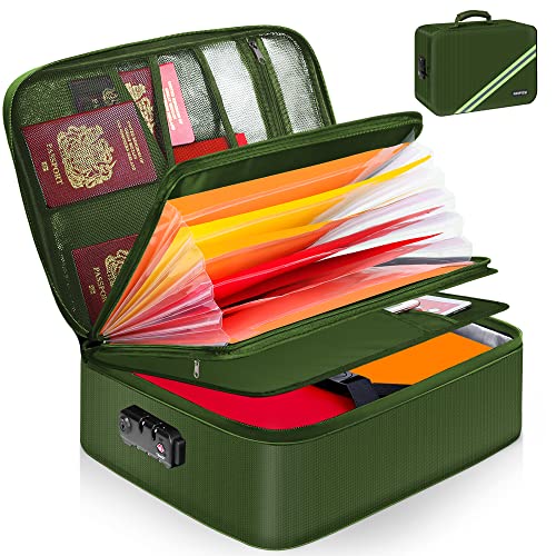 Fireproof Document Box with Lock 5200℉ Water Resistant - Image 2