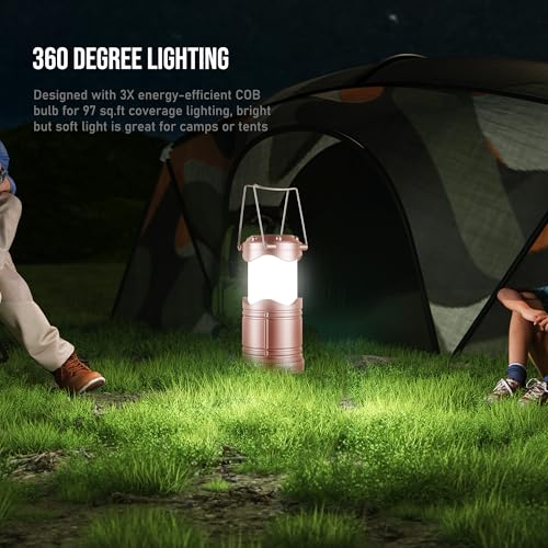 Lichamp LED Camping Lantern, 4 Pack Battery Powered - Image 4