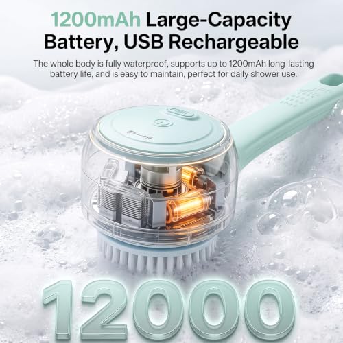 Electric Body Scrubber, Electric Body Brush for Shower - Image 5