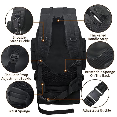 Hiking Backpack, 100L Large Camping Backpack - Image 5