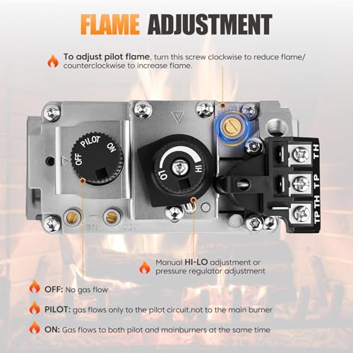 0820652 Natural Gas Fireplace Valve Compatible with SIT 820 Nova - Image 7