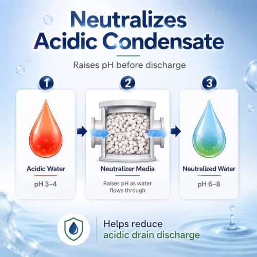 Leumoi 1 Bag,3.3 Lbs Condensate Neutralizer Refill Media 9-10 mm - Image 5