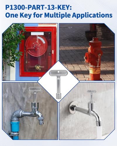 Hydrant Key 3/8'' for Zurn P1300-PART-13-KEY Water Key | Home Repair - Image 7