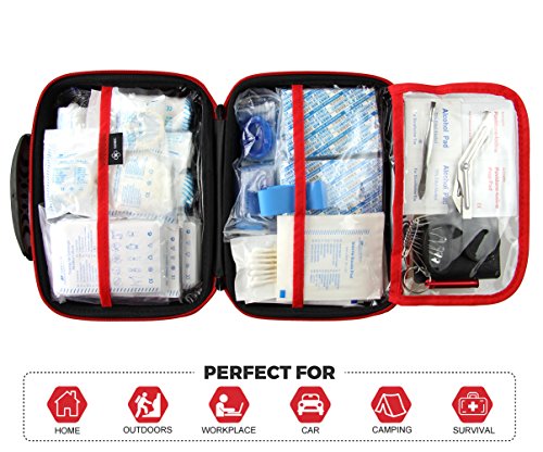 Compact First Aid Kit (228pcs) Designed for Family | Travel Essentials - Image 4
