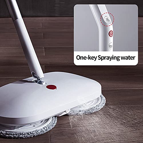REECOO Cordless Electric Spin Mop Power Mop with 4 Floor Scrubber - Image 7