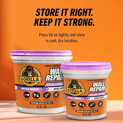 GORILLA High Performance Wall Repair, 16 oz Tub - Image 7