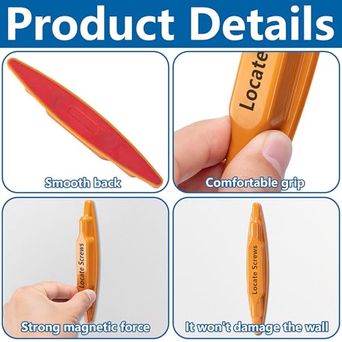 2 Pcs Stud Finder Magnet, Powerful Magnetic Wall Stud | Home Repair - Image 5