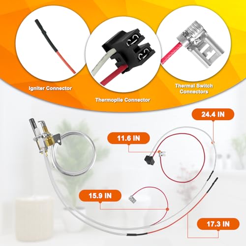 Upgrade 100112330 Water Heater Pilot Assembly Fit for 300 301 - Image 6