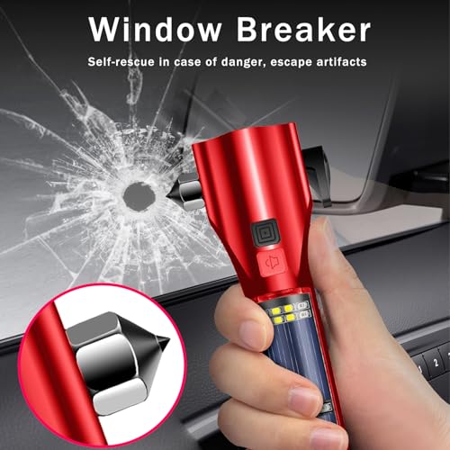 Car Glass Breaker Hammer with Flashlight, Multi-Function | Hand Tools - Image 4