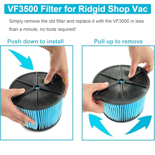 VF3500 HEPA Filter Replacement for Ridgid Shop Vacuum - Image 6
