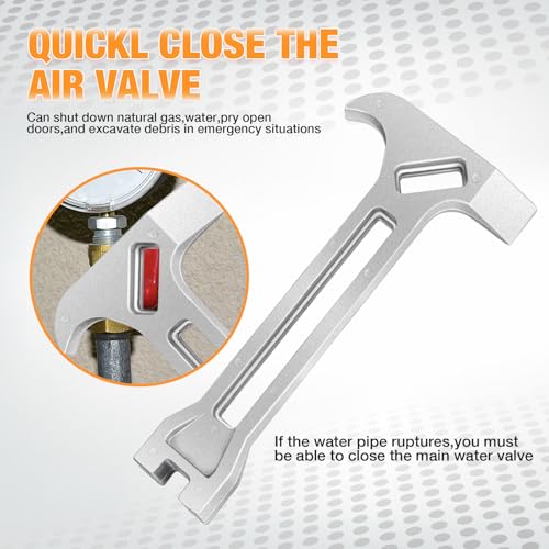 4-in-1 Emergency Tool – Gas & Water Shut Off Wrench | Hand Tools - Image 5