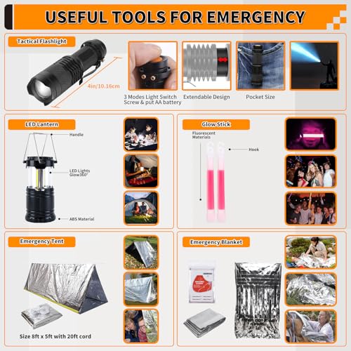 Survival Kit, Gifts for Men Women Teen Boys - Image 5