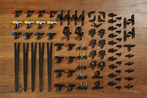 Orbit 69500 92-Piece Drip Irrigation Assortment Kit, Black - Image 6