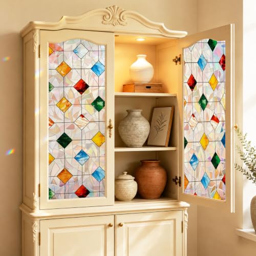 3D Stained Glass Window Privacy Film, No‑Glue Static Cling - Image 5