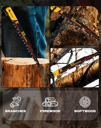 9 Inch Wood Pruning Reciprocating Saw Blades for Tree - Image 6