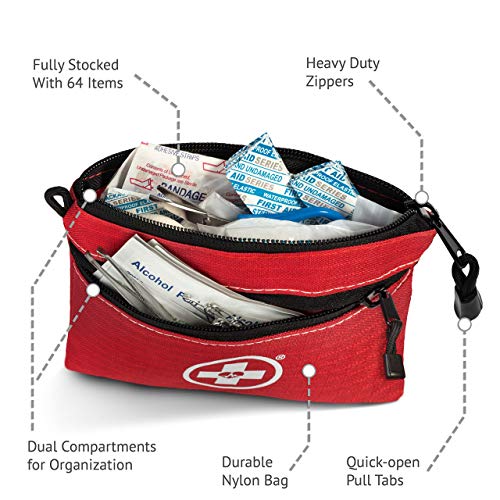 Swiss Safe 2-in-1 10 Pack Camping First Aid Kit for Travel & Car - Image 6