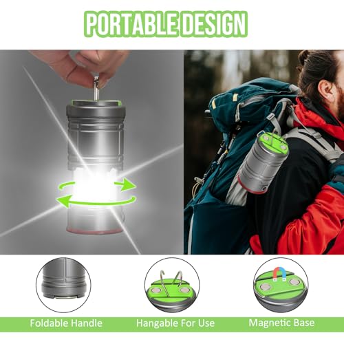 Lichamp Medium Collapsible LED Camping Lantern | Travel Essentials - Image 4