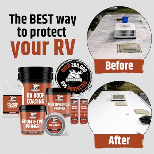 Liquid Rubber RV Roof Sealant & Coating - Small Repair Kit - Image 3