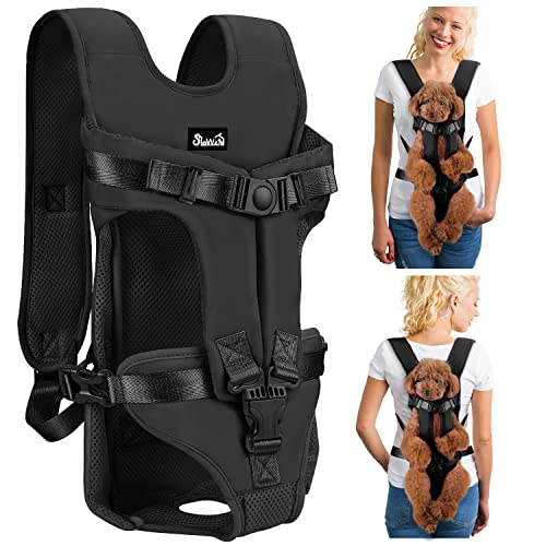 Lukovee Dog Backpack Carrier, Adjustable Front Carrier - Image 2