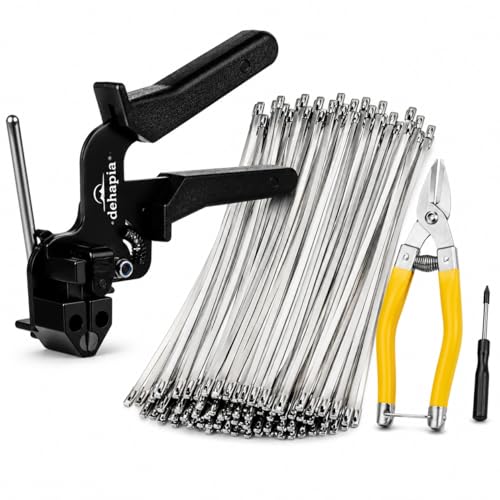 Stainless Steel Cable Tie Gun Kit, 153 Pieces, 150 Ties - Image 2