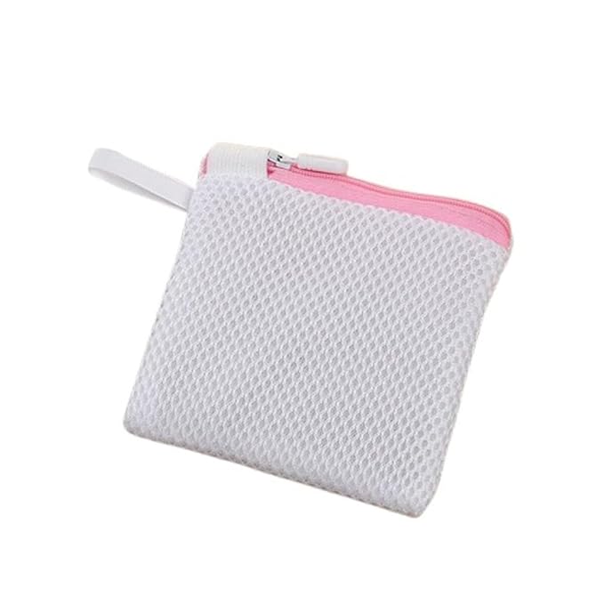 4 Pack Laundry Bags Zipper Mesh Wash Bags Holder for Washing Machine Cleaner Tablets Descaler Deep Cleaning Washer Cleaner Tablet Fabric Smell Deodorizer In-Wash Laundry Scent Booster Beads