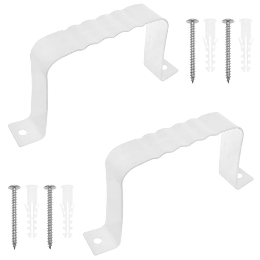 Lovelysp Aluminum Downspout Adapter Gutter Strap Square - Image 1