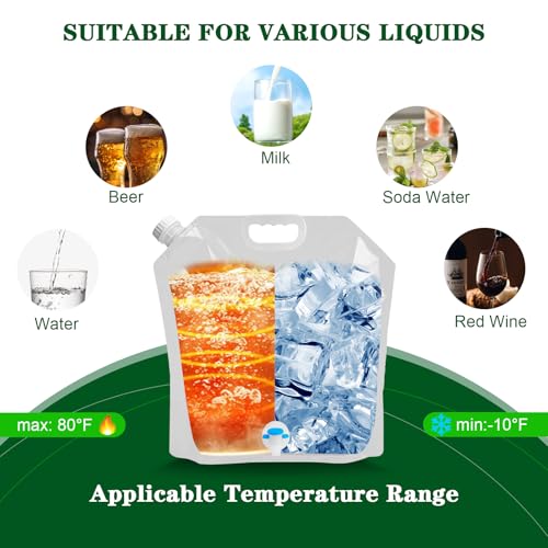 Cooltto 2 Pack 1.3 Gallon Premium Collapsible Water - Image 6