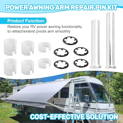 Awning Arm Repair Pin and Fasteners Kit, Pack of 16 - Image 5