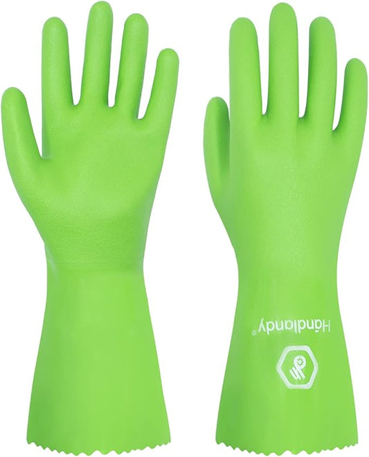 HANDLANDY Chemical Gloves, Heavy Duty Cleaning Gloves