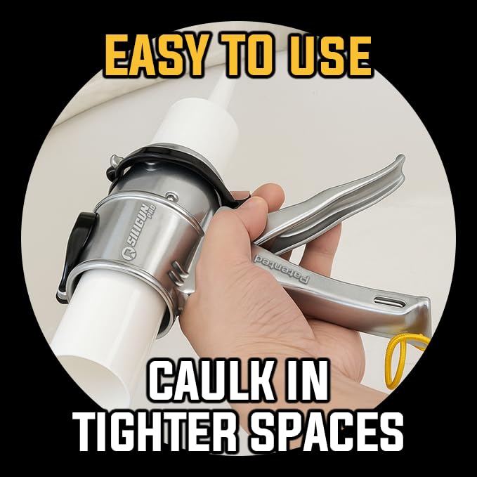 SILIGUN™ PRO Compact 24:1 Caulking Gun - No Drip Caulk Gun - Image 6