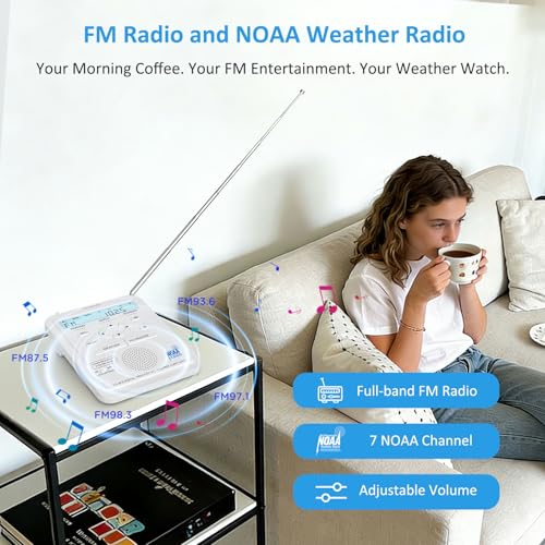 DreamSky Weather Radio NOAA Alert with Battery Backup & FM Radio - Image 7